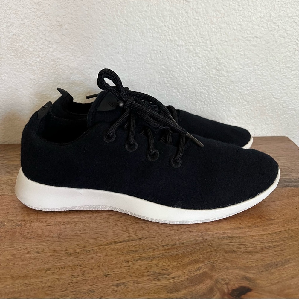 AllBirds Men's Wool Runners Natural Black Sneakers Size 9